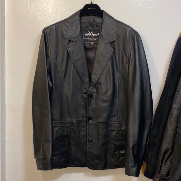 Vintage Wilson leather oversized trendy fit jacket - Picture 3 of 12